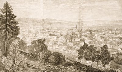 Ithaca and Cornell College, New York State, from 